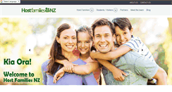 Desktop Screenshot of hostfamilies.co.nz